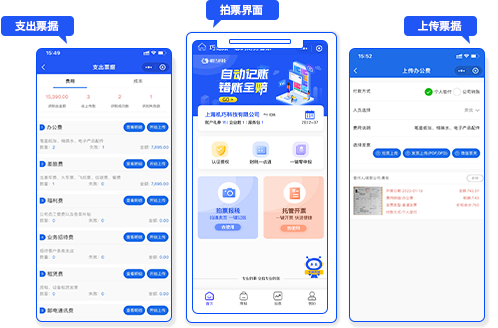 进项和成本支出拍票记账